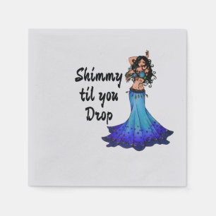 Belly Dancer Napkin