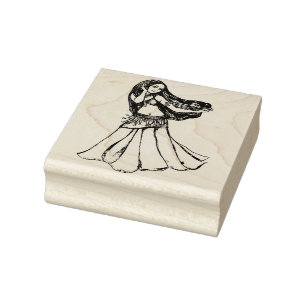 Belly Dancer                                       Rubber Stamp