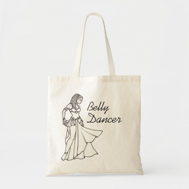 Belly Dancer Tote Bag (Front)