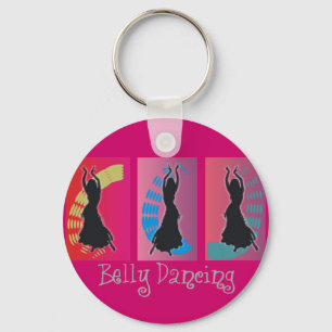 Belly Dancing Art Gifts Key Ring