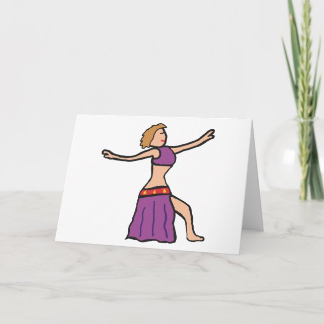 Belly Dancing Card (Front)