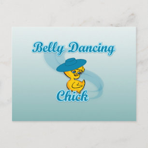 Belly Dancing Chick #3 Postcard
