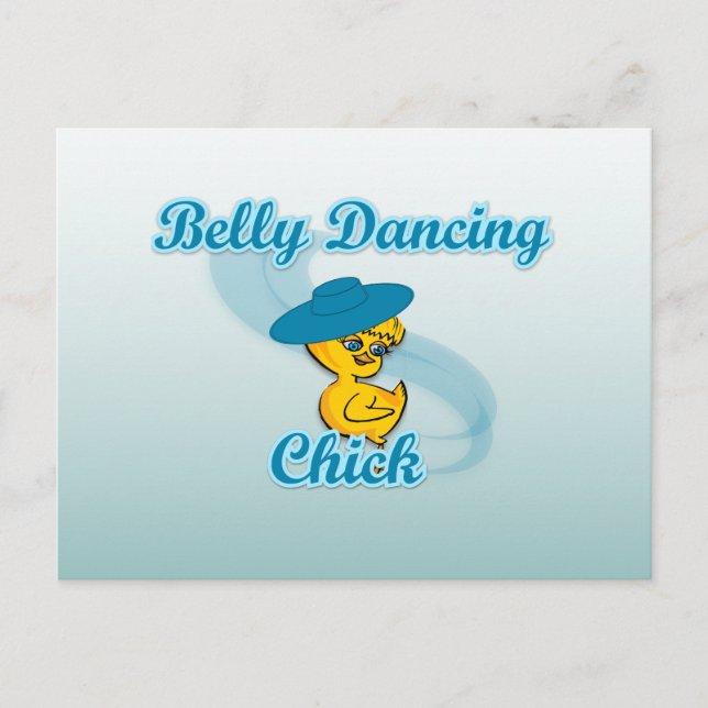 Belly Dancing Chick #3 Postcard (Front)
