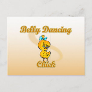 Belly Dancing Chick Postcard
