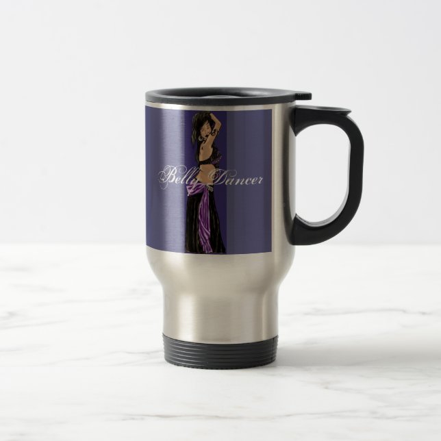 bellydancer2, Belly Dancer Travel Mug (Right)