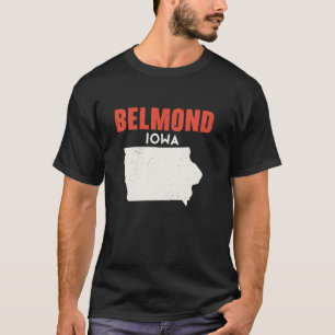 Belmond Iowa USA State America Travel Iowan T-Shirt