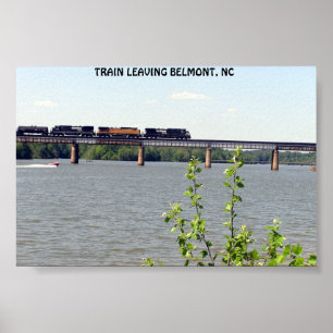 BELMONT COAL TRAIN POSTER