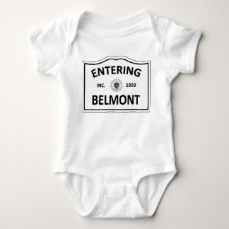 BELMONT MASSACHUSETTS Hometown Mass MA Townie Baby Bodysuit