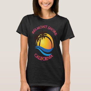 Belmont Shore Beach Surf California T-Shirt