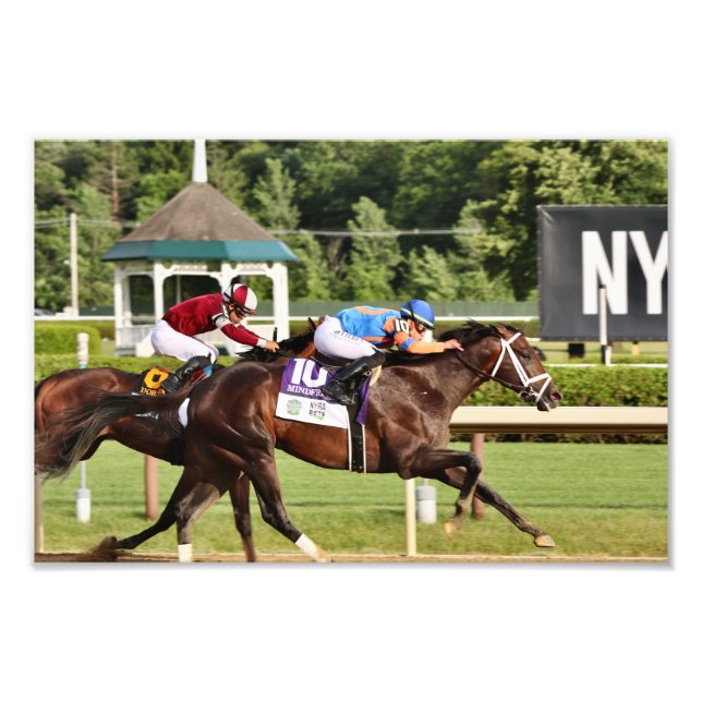 BELMONT STAKES 2024  PHOTO PRINT (Front)