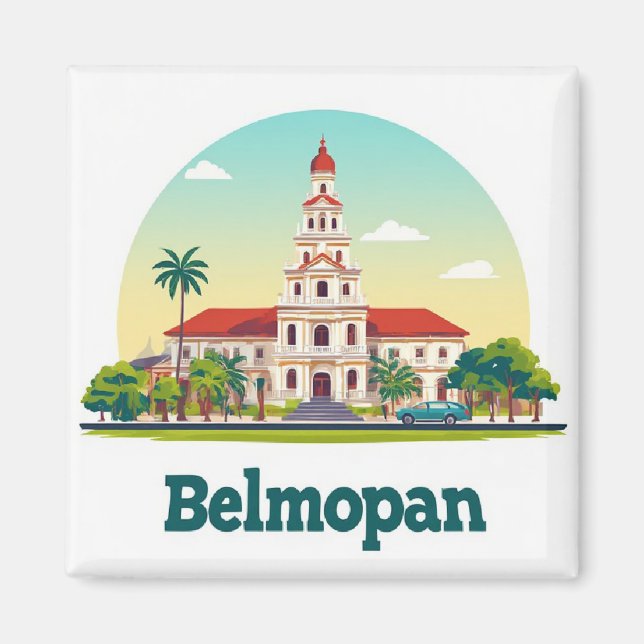 Belmopan City Landmark Magnet (Front)