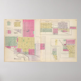 Beloit, Victor, Waconda Springs, Morton, Kansas Poster