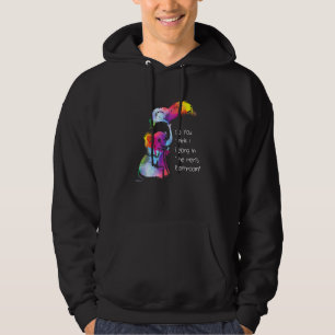 Belong In The Mens Bathroom Rainbow Trans Pride Hoodie