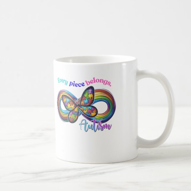 Belonging in Every Sip – Autism Puzzle Mug (Right)