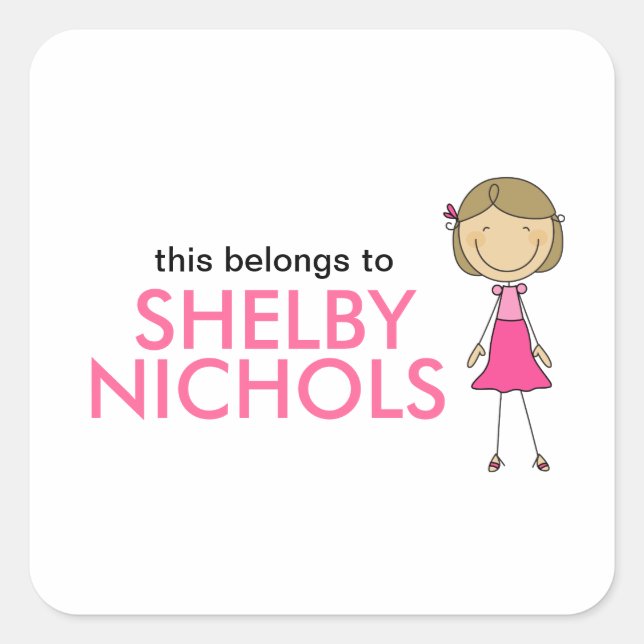 Belongs To Stickers (Shelby) (Front)