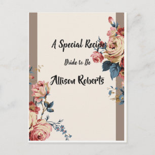 beloved Bridal Shower Postcard