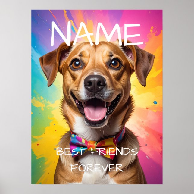 Beloved Caption Personalised Photo poster (Front)