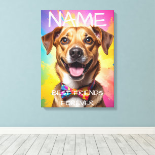 Beloved Caption Personalised Photo Wrapped Canvas