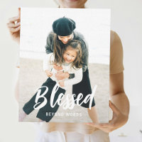 Beloved Caption Personalised Photo Wrapped Canvas