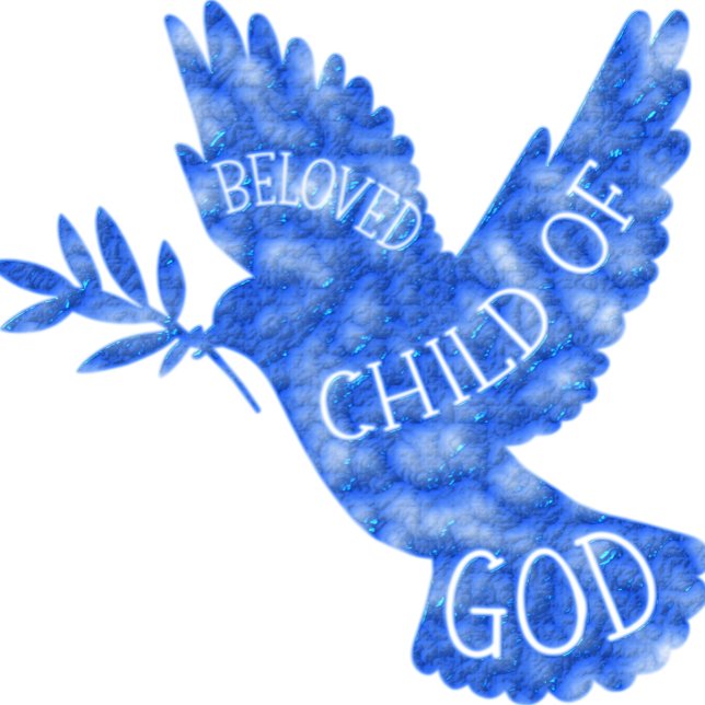 Beloved Child of God Dove Baby Design- Dove Baby B Baby Bodysuit (Creator Uploaded)