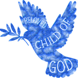 Beloved Child of God Dove Baby Design- Dove Baby B Bodysuit