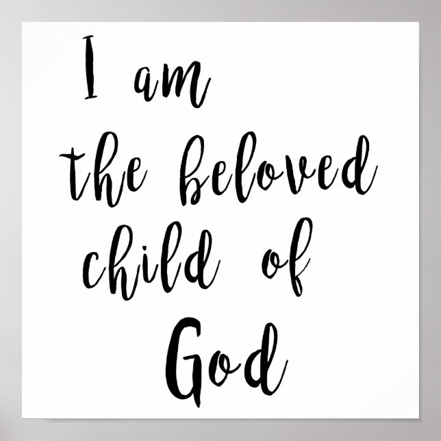Beloved child of God - poster (Front)