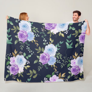 beloved floral fleece blanket