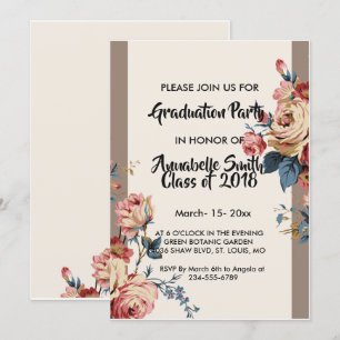 beloved  Graduation Invitation