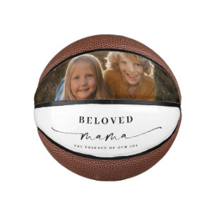 Beloved Mama Mom Happy Mother's Day Photo Collage Mini Basketball