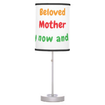 “Beloved Mother” Motivational Quote Lamp.