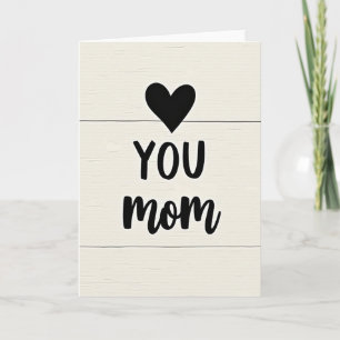 Beloved Mum Simple Love Card