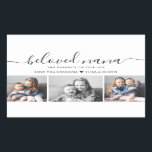 Beloved Nana Grandma Custom Family Photo Keepsake Rectangular Sticker<br><div class="desc">Adorn any surface with love using the "Beloved Nana Keepsake Sticker." This custom sticker collage brims with familial warmth,  perfect for Nana to feel the grandkids' embrace on any item. An ideal Mother's Day gesture that sticks in the heart as much as it does in sight.</div>