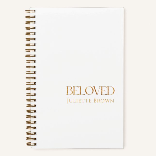 Beloved Personalised Journal (Front)