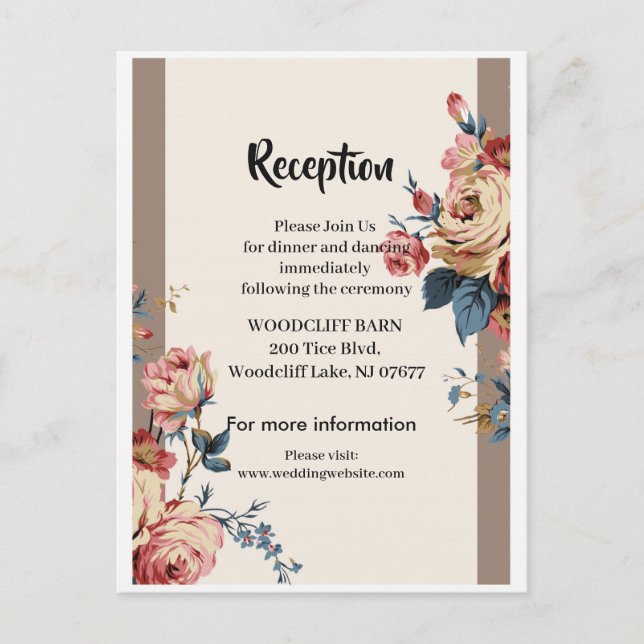 beloved reception card (Front)