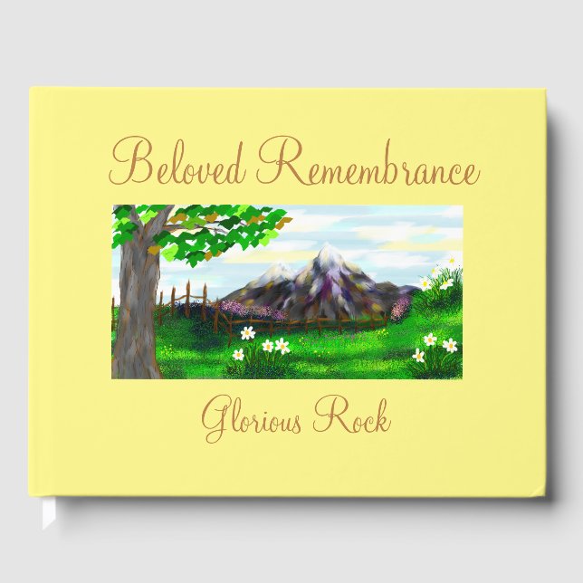 "Beloved Remembrance" Guestbook (Front)