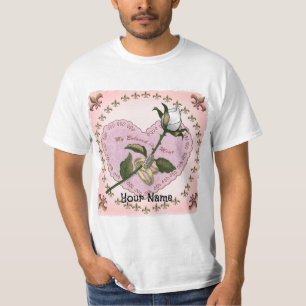 Beloved Rose heart T-Shirt
