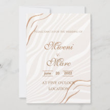 Beloved sophisticated  Wedding Invitations