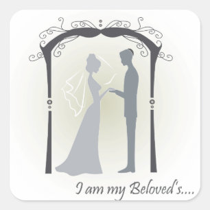 Beloved Square Sticker