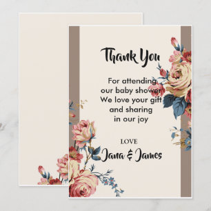 beloved thank you invitation