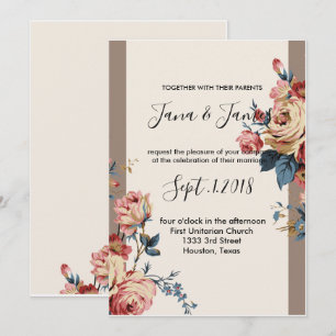 beloved  wedding invitation