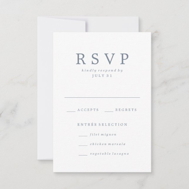 Beloved | Wedding RSVP Cards (Front)