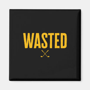 Below Bogey Golf Wasted Golf Magnet