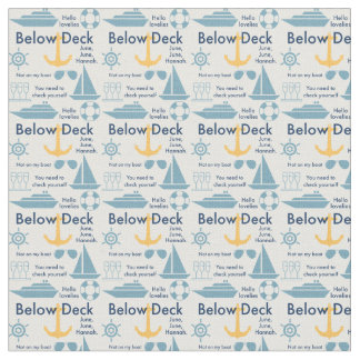 Below Deck Cotton Fabric