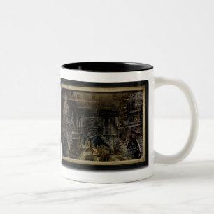 Below Saint Jude's Two-Tone Coffee Mug