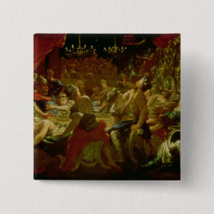 Belshazzar's Feast 15 Cm Square Badge