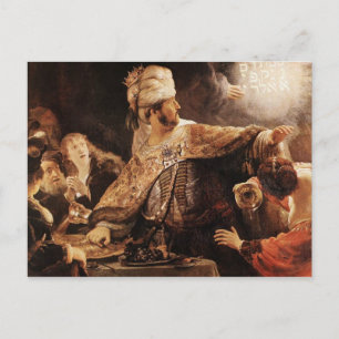 Belshazzar's Feast Postcard