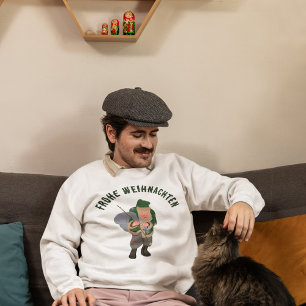 Belsnickel Cartoon Personalised Christmas Sweatshirt