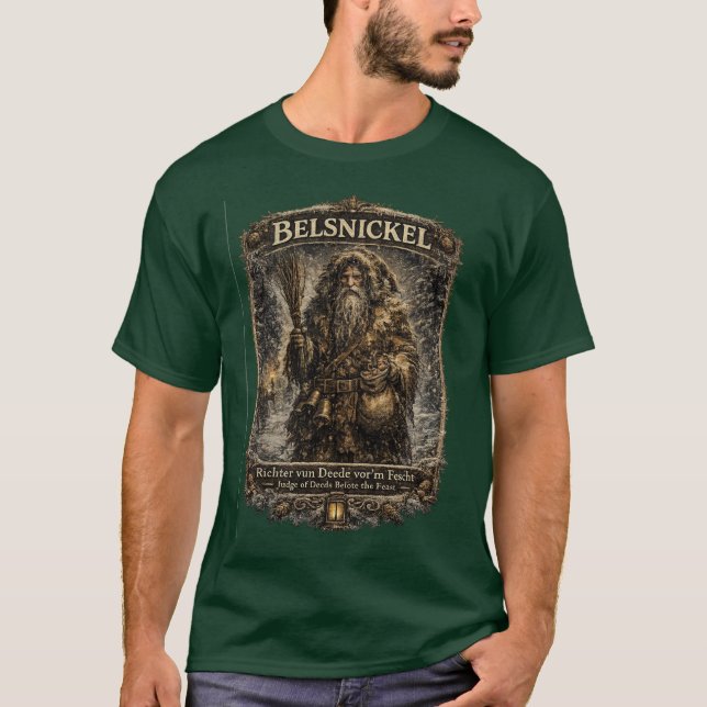 Belsnickel Pennsylvania Dutch Christmas Folklore  T-Shirt (Front)