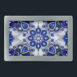 Belt Buckle with Blue White Colours Design<br><div class="desc">Elevate your style with our stunning belt buckle featuring a blue and white design with a modern precious stones glittering Finnish motif! This belt buckle is more than just a functional accessory—it’s a statement piece that combines contemporary elegance with cultural charm. The intricate design showcases shimmering accents in blue and...</div>