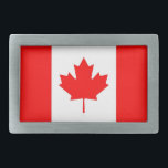 Belt Buckle with Flag of Canada<br><div class="desc">Elegant Belt Buckle with Flag of Canada. This product its customisable.</div>